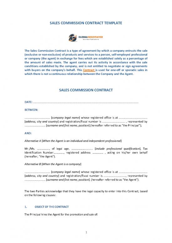 picture1_Agreement Contract Sample 202870 | Sales Commission Contract Agreement Template Sample
