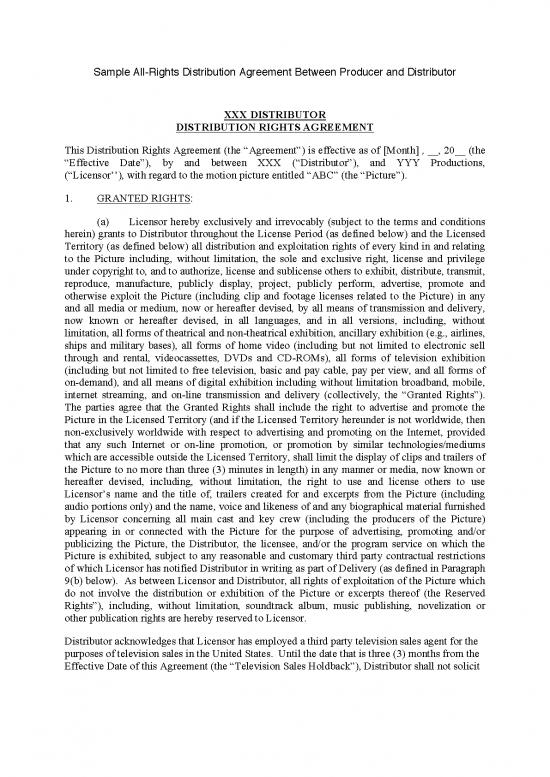 picture1_Distribution Agreement Template 202020 | Sample Allrightsagreement