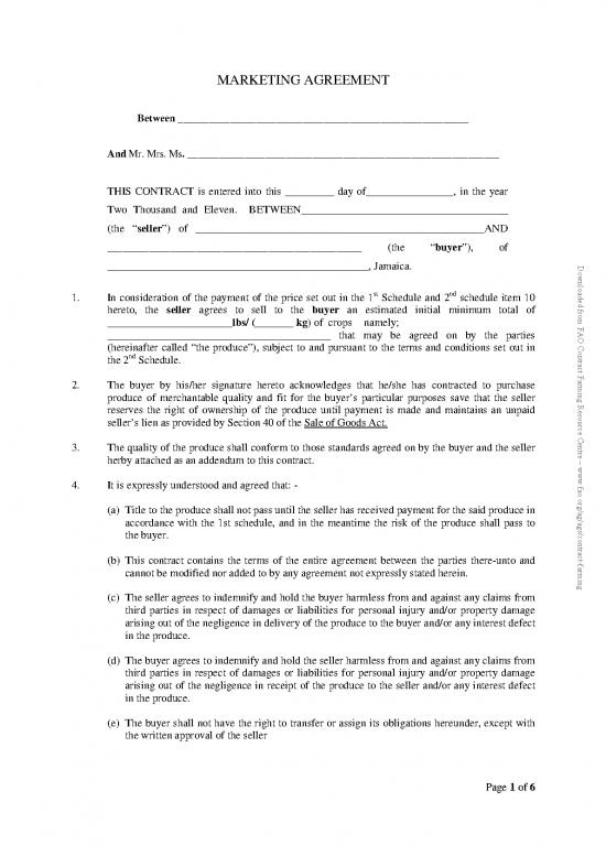picture1_Agreement Contract Sample 203024 | Sample Contract For Potato In Jamaica