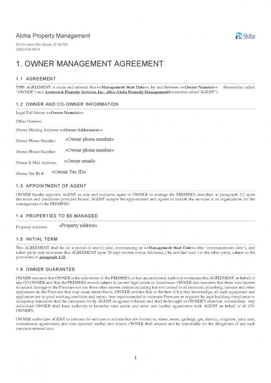 picture_Agreement Sample 202401 | Sample Management Agreement