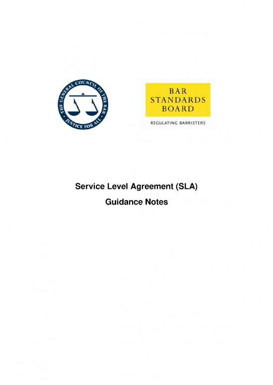 picture_Agreement Sample 203164 | Service Level Agreement Guidance Final Version