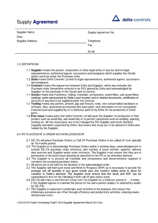 picture1_Agreement Contract Sample 202675 | Supplieragreementmarch2013