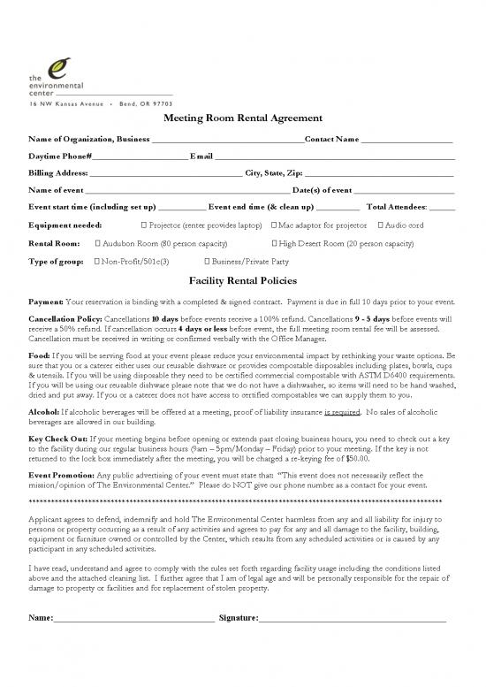 picture1_Agreement Contract Sample 201581 | Tec Facility Rental Agreement 2016