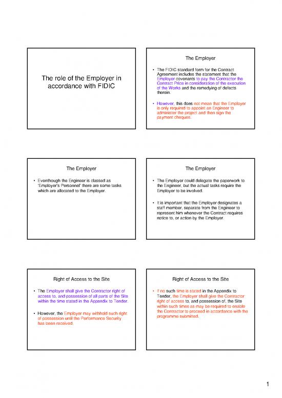 picture_Agreement Contract Sample 202181 | The Role Of The Employer&contractor Fidic