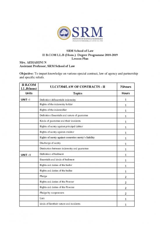 picture1_Contracts Pdf 202316 | Ulc17304 Law Of Contracts Ii Bcom Llb