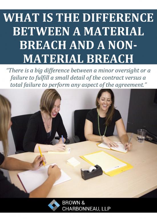 picture_Agreement Contract Sample 202463 | What Is The Difference Between A Material Breach And A Non Material Breach Contract