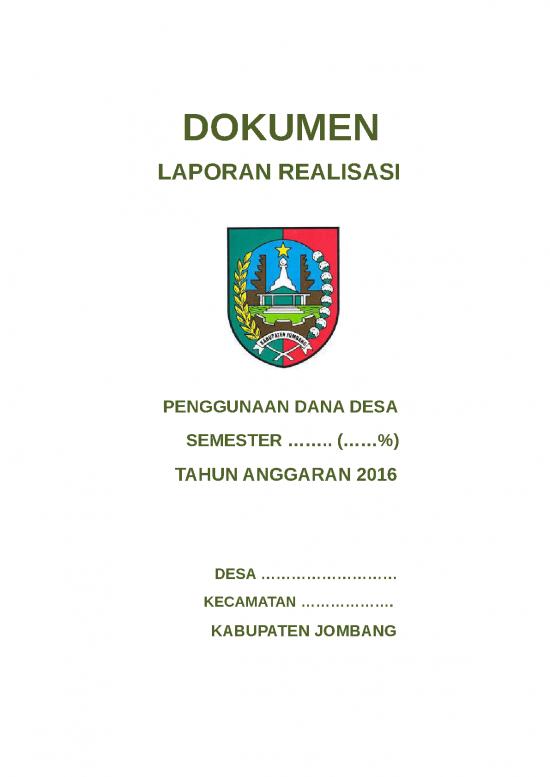 picture_Rpd Desa - Rencana Penggunaan Dana Desa Id 21935 | Contoh Lpj Dd Ka Jombang