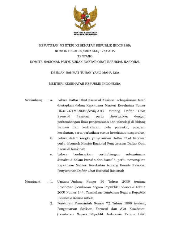 picture_Kmk No  Hk 01 07 Menkes 174 2019 Ttg Komite Nasional Penyusunan Daftar Obat Esensial Nasional