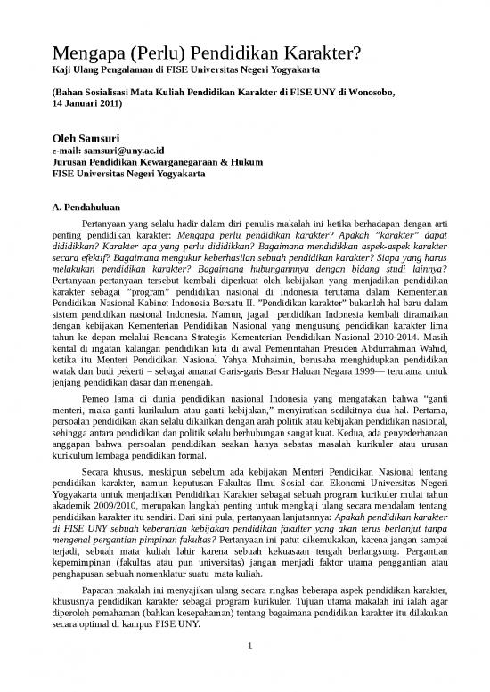 picture_Pendidikan Karakter 22078 | Mengapa Perlu Pendidikan Karakter