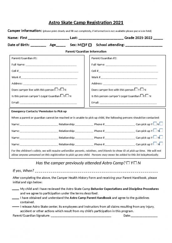 picture_Work Out Spread Sheet 23689 | New 2021 Astro Camp Registration Form