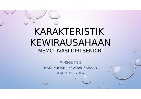 picture_Presentasi Usaha Ppt 23228 | Pertemuan Karakteristik