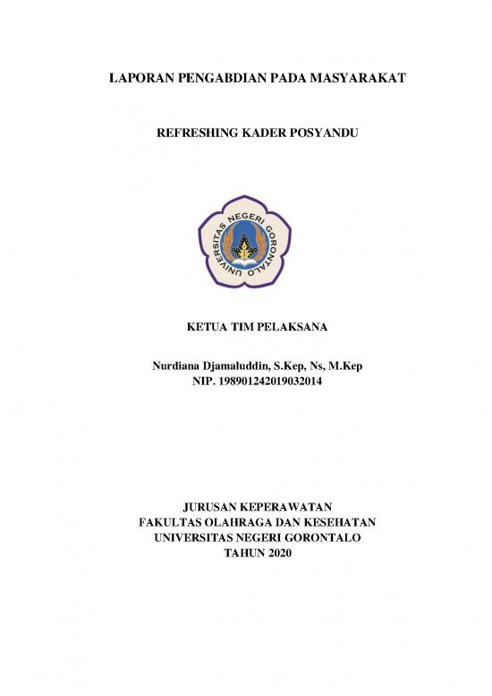 picture File - Laporan Posyandu 22573 | Refreshing Kader Posyandu