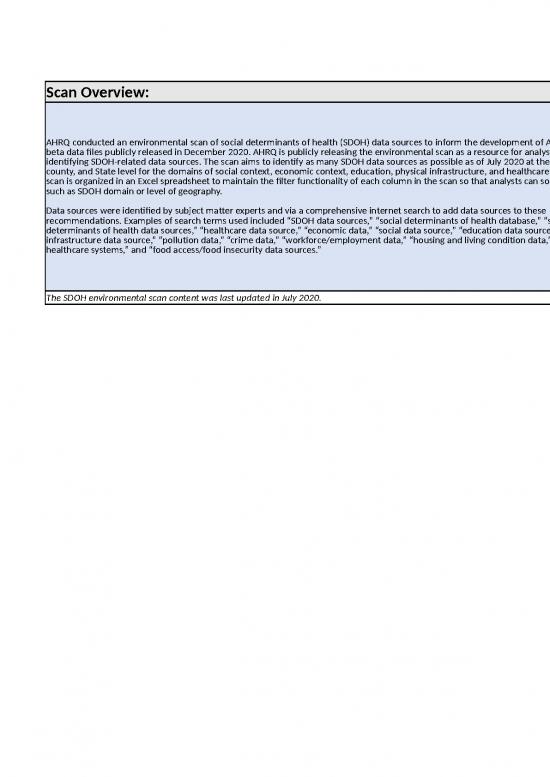 picture_Excel Sheet Download 23677 | Sdoh Environmental Scan