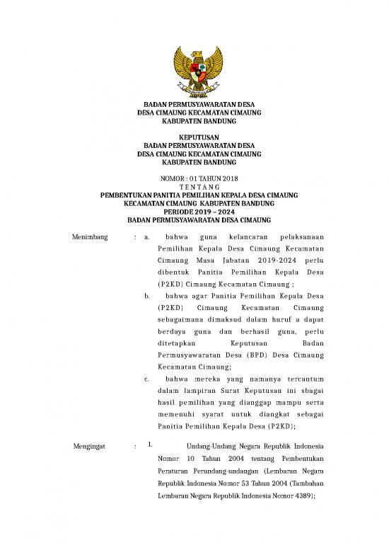 picture Pilkades - Pemilihan Kepala Desa Id 21345 | Sk Bpd Tentang P2kd