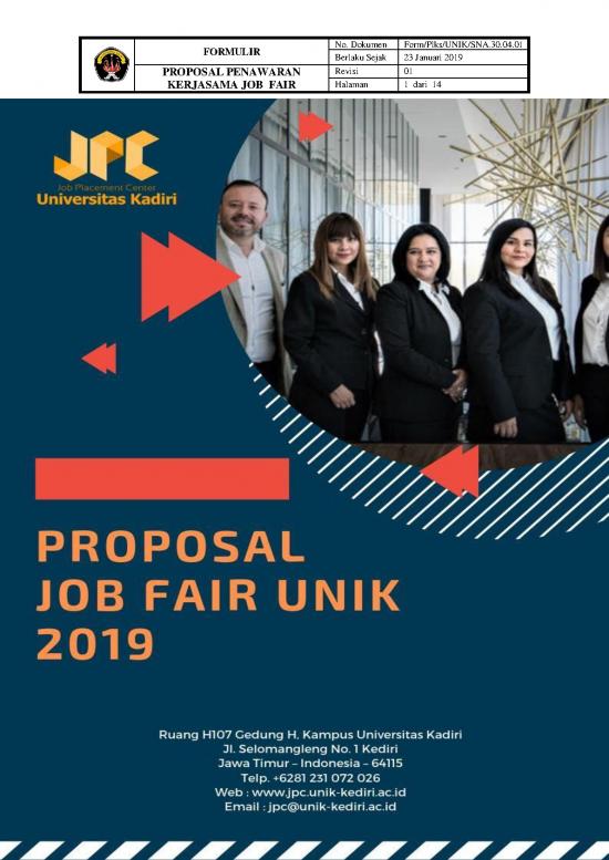 picture File - Proposal Penawaran Id 21839 | Sn01 Formulir Proposal Kerjasama Job Fair