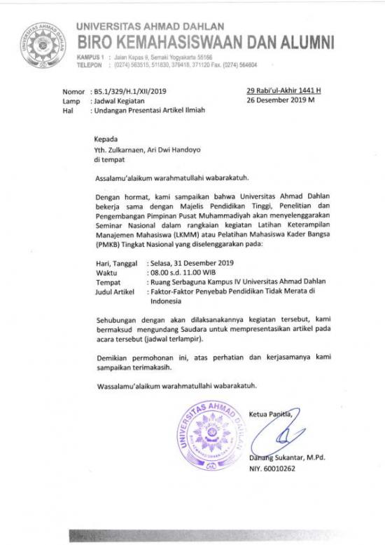 picture File - Undangan Presentasi Id 22415 | Surat Undangan Presentasi  Serbaguna Zulkarnaen