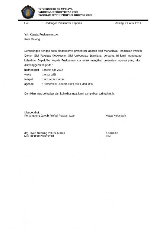 picture File - Undangan Presentasi Id 22411 | Surat Undangan Puskot