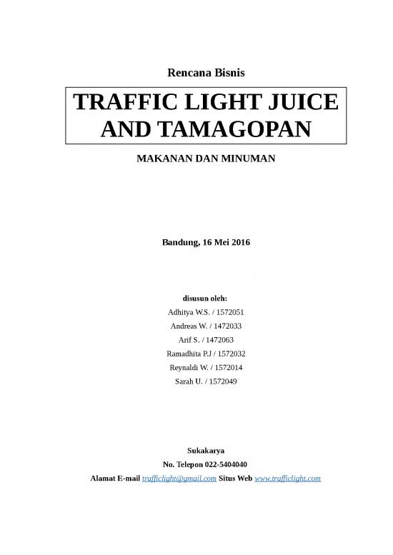 picture Contoh Presentasi Bisnis Makanan 23111 | Tamagopan Bisnis Plan