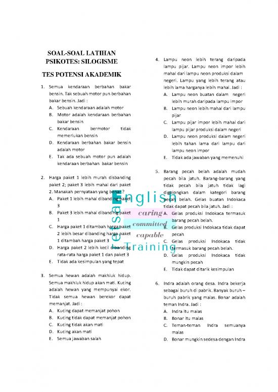 picture Soal Psikotes Pdf 22759 | Tes Potensi Akademik By English Master Training