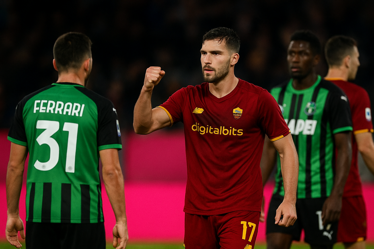 Η Ρόμα επικράτησε 2-0 της Σασουόλο στη Serie A