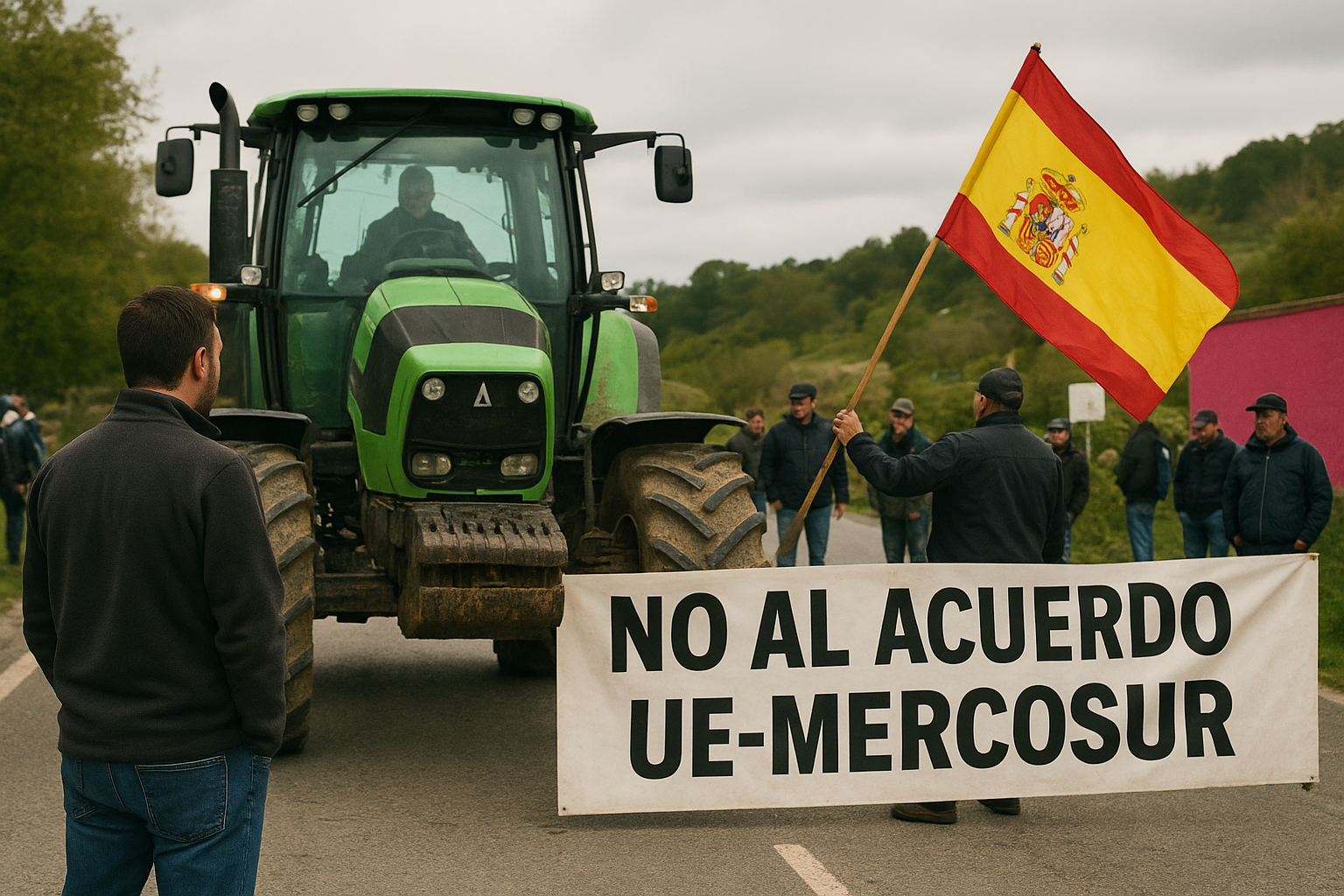 Κινητοποιήσεις αγροτών στην Καταλονία και Γαλικία κατά της συμφωνίας ΕΕ-Mercosur