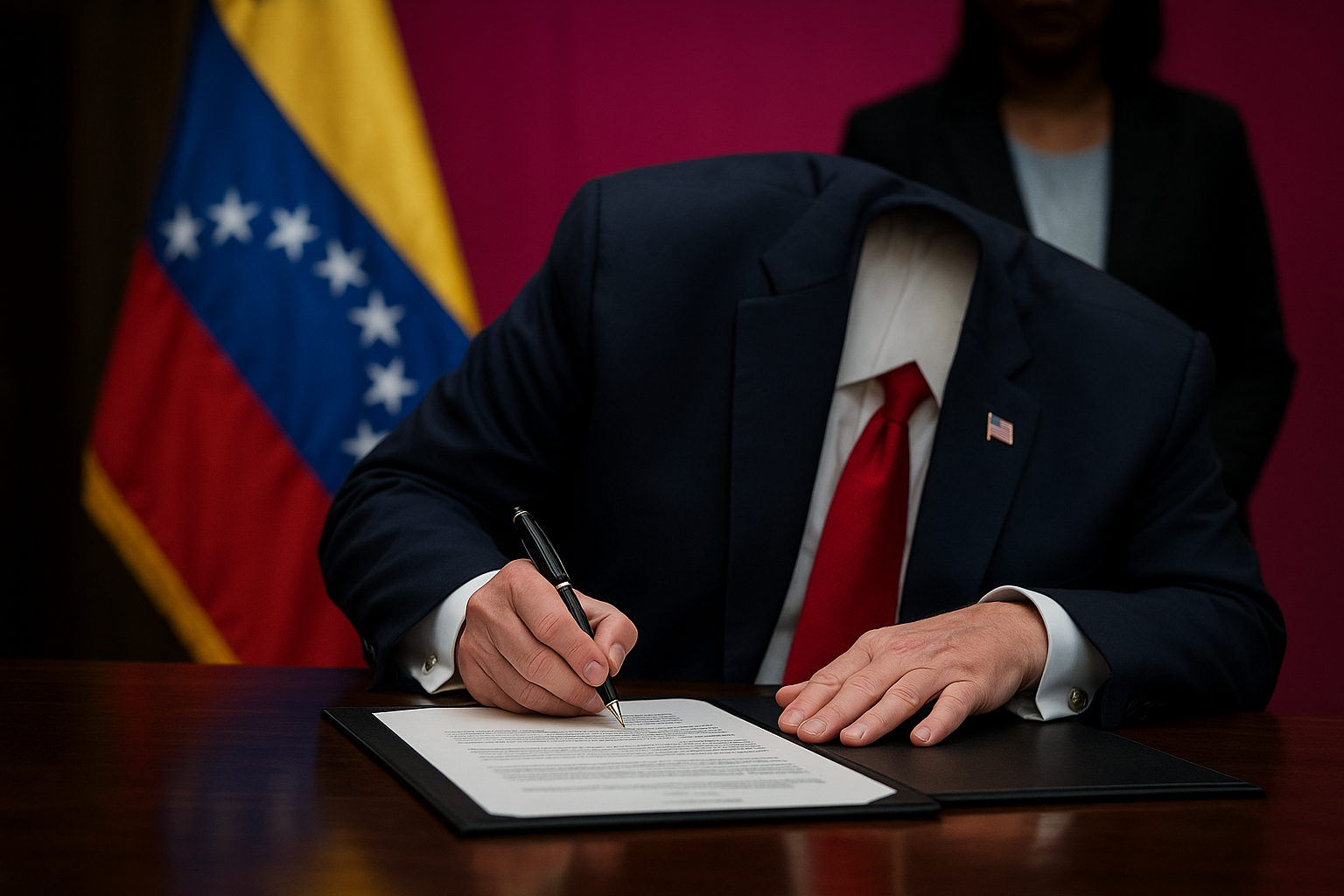 Ο Τραμπ αποκλείει την πρόσβαση της Βενεζουέλας σε έσοδα πετρελαίου