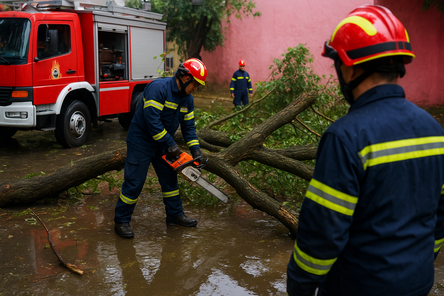 Πάνω από 100 κλήσεις στην Πυροσβεστική για κοπές δέντρων και αντλήσεις υδάτων