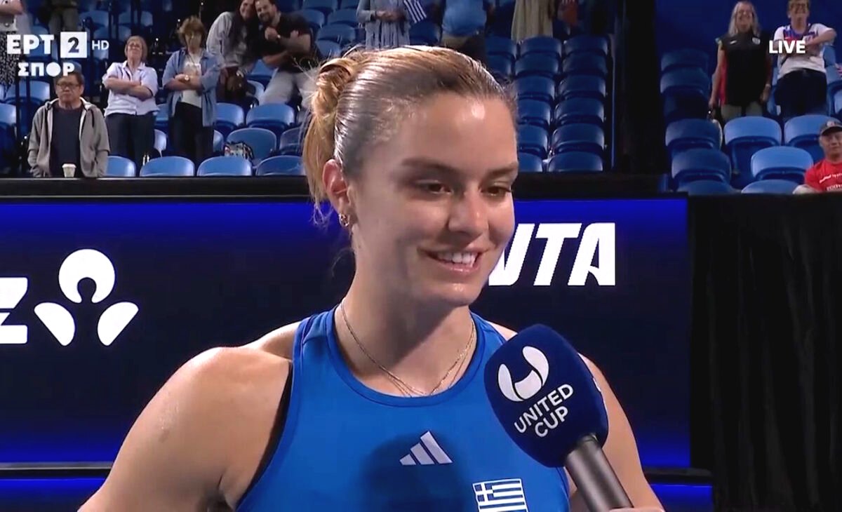 Σάκκαρη νίκησε Ραντουκάνου και έφερε την Ελλάδα σε προβάδισμα για το United Cup