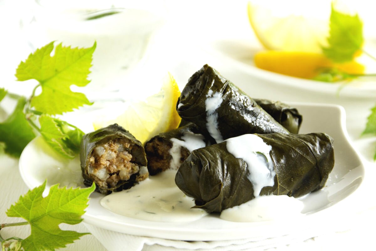 Συνταγή για ντολμάδες αμπελόφυλλου με κιμά