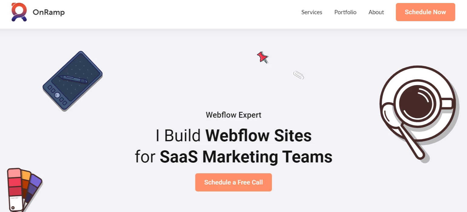 Webflow Sites for SaaS Marketing Teams