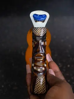 Bone bottle opener