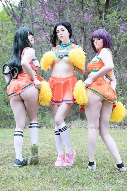 Cheerleader Cosplay Porn - View U.A Cheer Girls by Foxy Cosplay for free | Simply-Cosplay