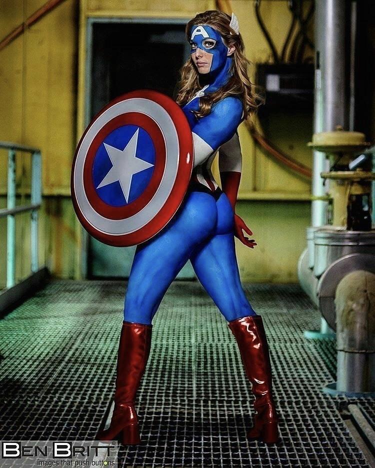 Female Captain America Cosplay Porn - View Captain America by Krystle Starr for free | Simply-Cosplay