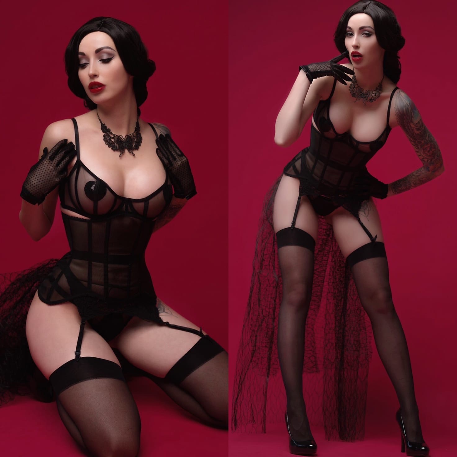 Pin Up Lingerie Porn - View Aesthetics of burlesque, pin-up and retro excites me, are you lovers  such a style in lingerie? for free | Simply-Cosplay