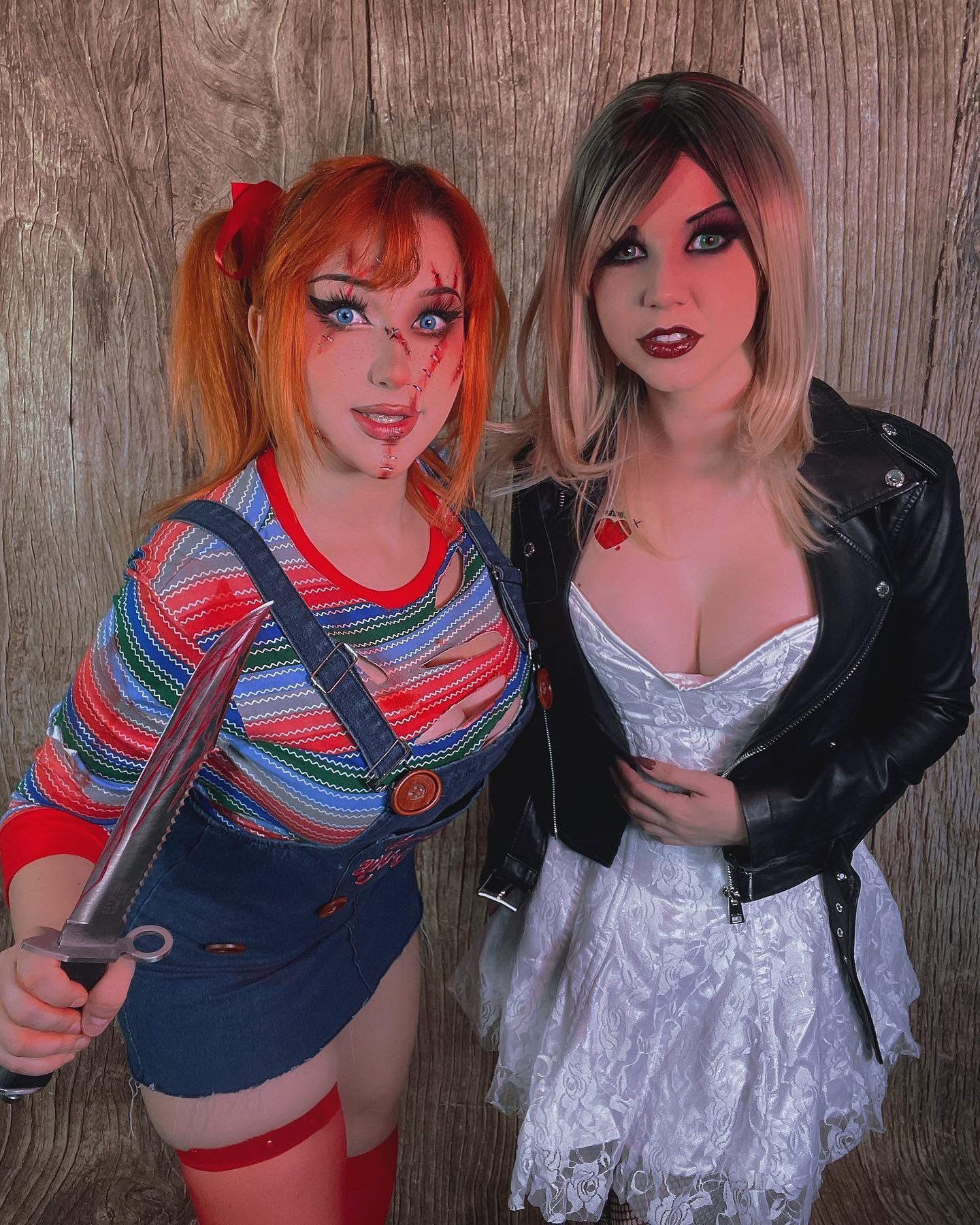 View Chucky & Tiffany cosplay by KroftKat and FaeDcay for free |  Simply-Cosplay