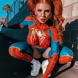 View ~Amanda Nicole and her version of Spiderman~ for free ...
