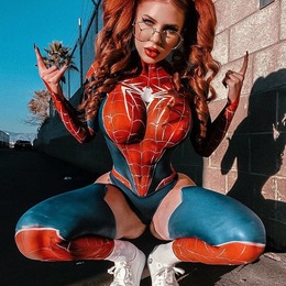 View ~Amanda Nicole and her version of Spiderman~ for free ...