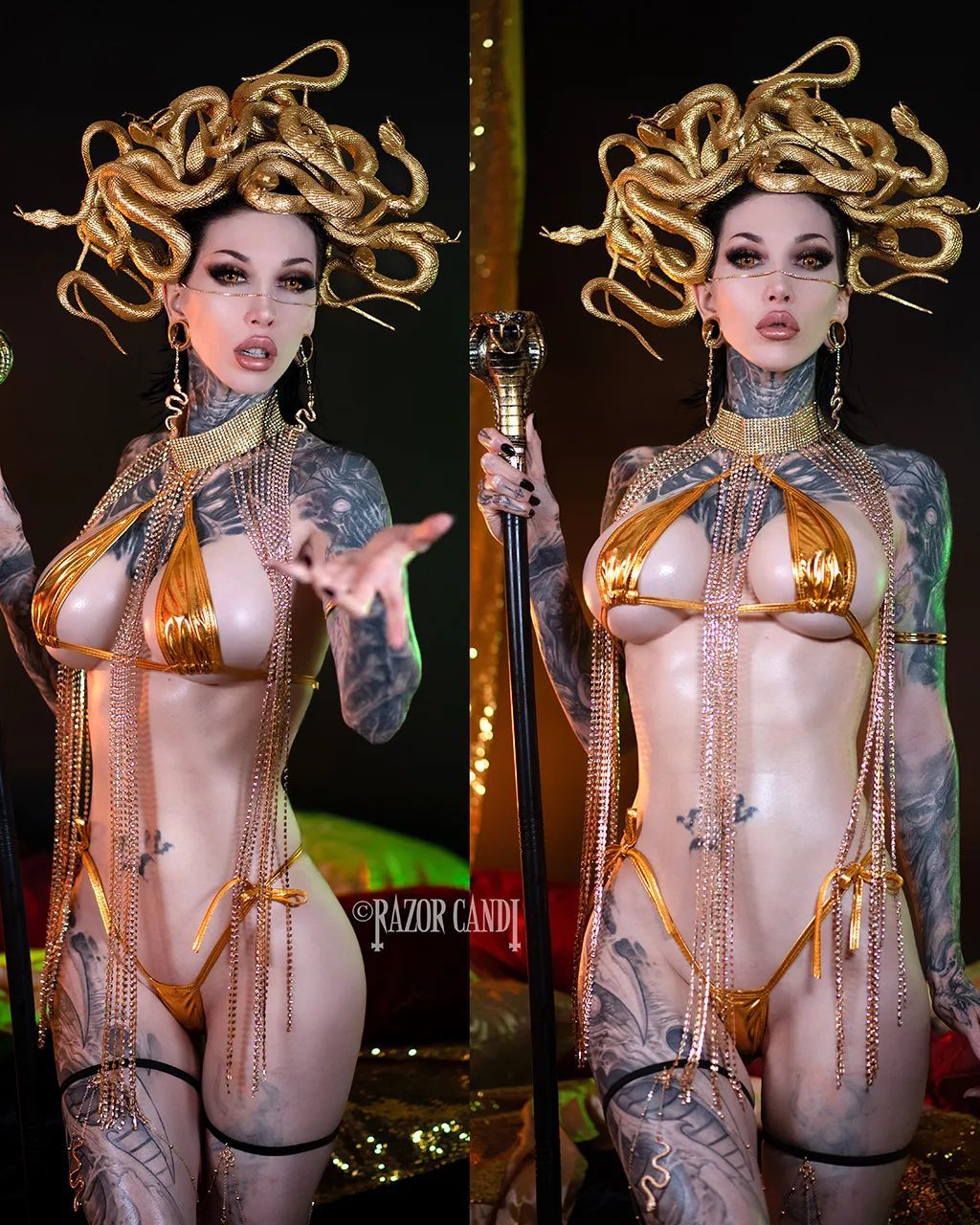 Razor Candi Naked - View ?Medusa by Razor_Candi for free | Simply-Cosplay