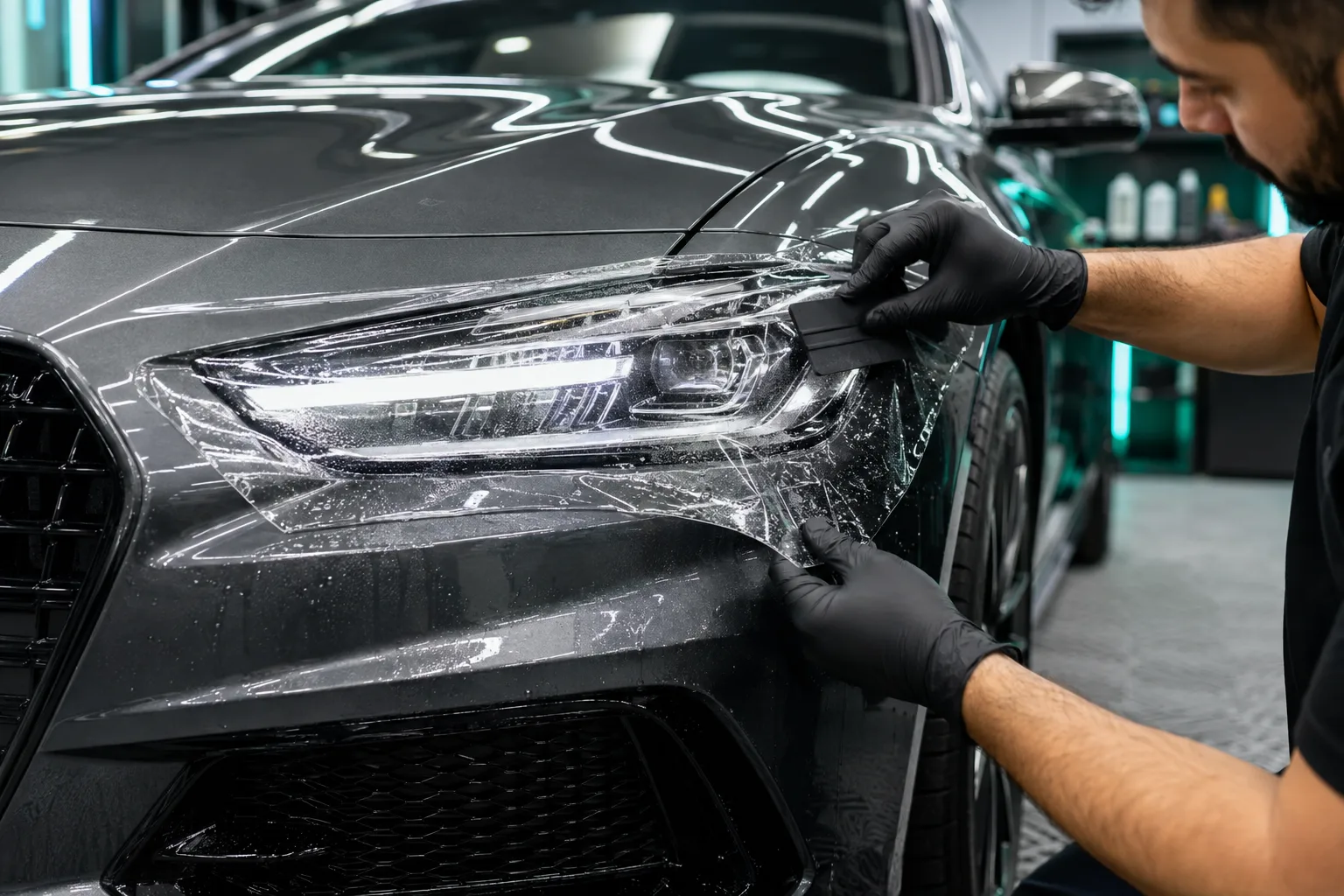 Headlight Protection Film service