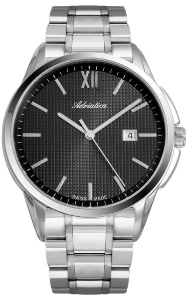 A1290.5166Q Orë dore për meshkuj ADRIATICA, Swiss Made