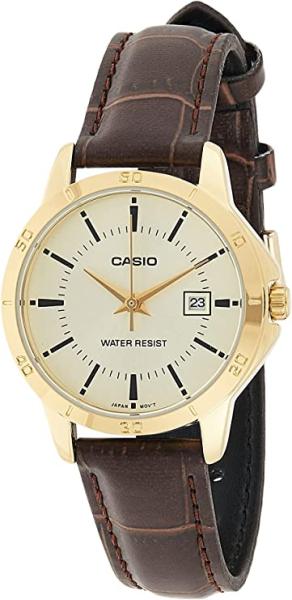 Orë dore Casio për femra LTP-V004GL-9AUDF