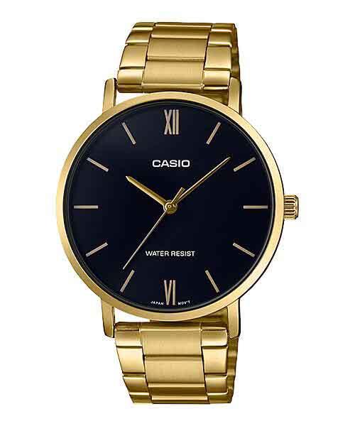 MTP-VT01G-1B Orë dore për meshkuj CASIO