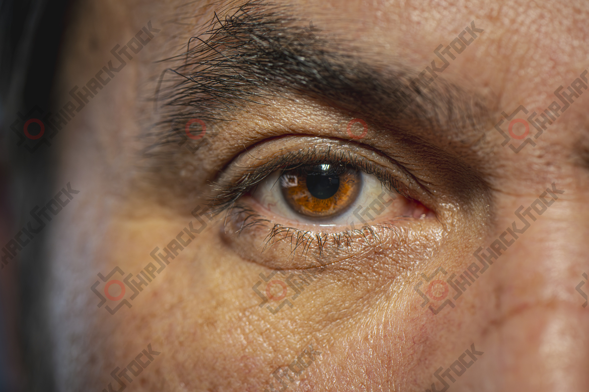 Close up at human eye