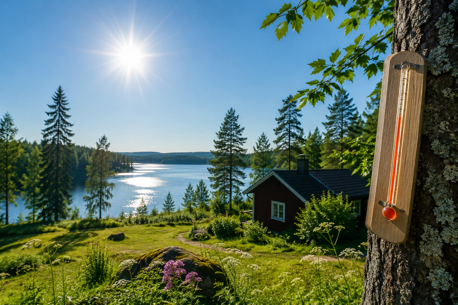 Finland Sees First 30°C Temperature of the Year as Early Heatwave Hits North Karelia