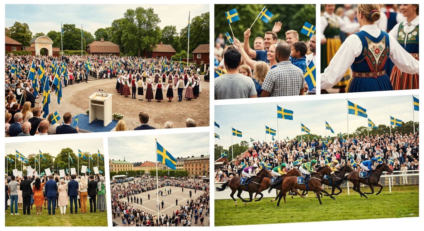 Sweden Celebrates National Day with Royal Ceremonies and Nationwide Festivities