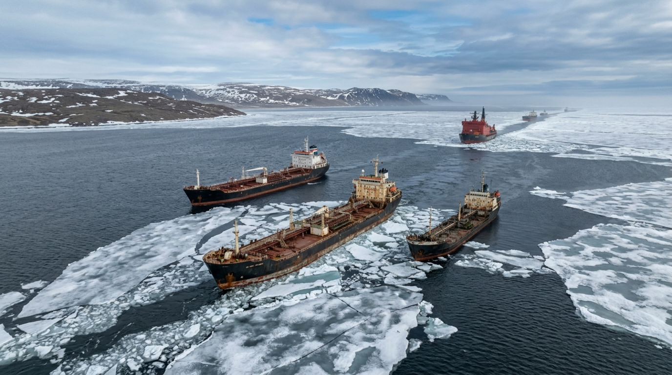 Arctic on Alert: Russia’s Expanding Shadow Fleet Raises Oil Spill Risks Along Northern Sea Route