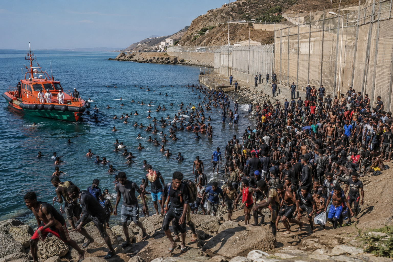 Spain Tightens Border Control as Thousands of Sea Migrants Begin Returning to Morocco