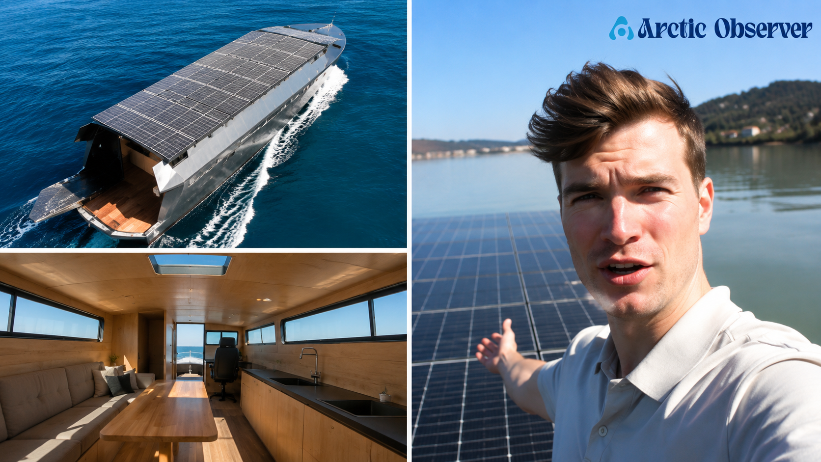 Finnish Man Builds Solar-Powered Yacht