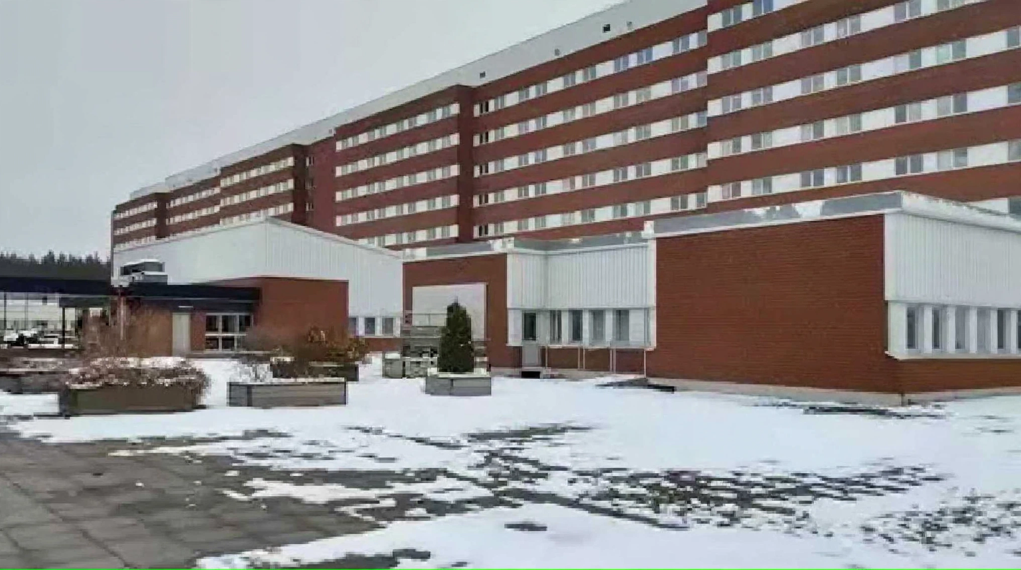 Swedish Hospital Cools Itself With Winter Snow