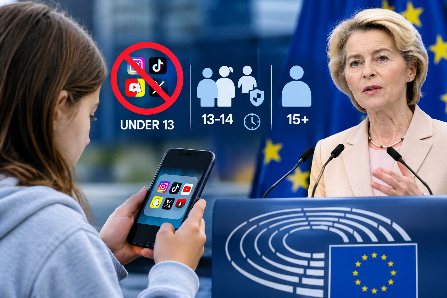 EU Proposes Social Media Restrictions for Children Under 15